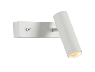 Spot mural orientable gu10 5w – changement de lumière tricolore, blanc