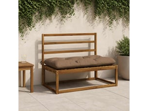 Coussin de banc, coussin d'assise, coussin de canapé vianen 100 % polyester taupe 100 x 60 x 12 cm cf53994