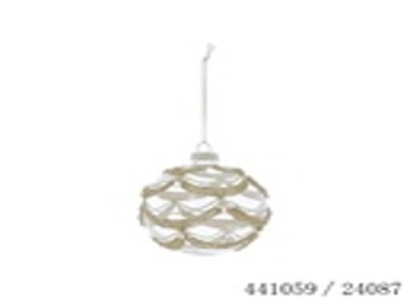  Bdn verre 80mm drappe dore JOURDAIN - Conforama A