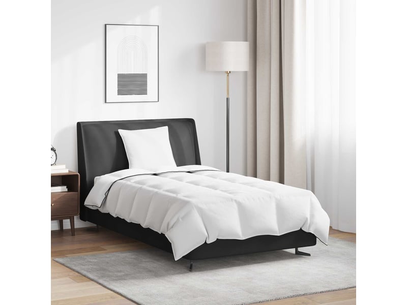  Duvet d'hiver avec oreiller 2 pièces - couette blanc plume de canard  - Conforama B