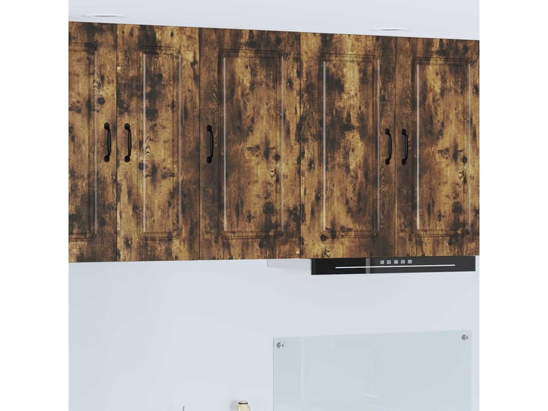  Meuble mural de cuisine | armoire de cuisine chêne fumé 40x31x80cm shl1720  - Conforama B