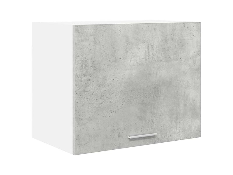  Meuble de rangement, armoire suspendue gris béton et blanc 50x31x40cm  - Conforama A