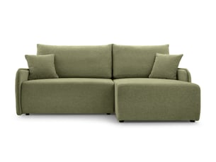 Canapé d'angle réversible convertible CASANOVA  3 places Tissu Vert