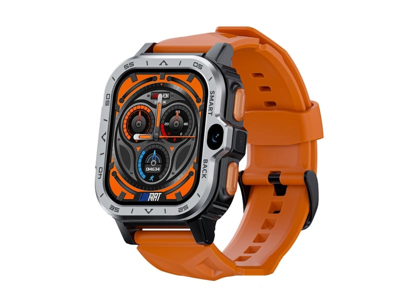  (silver 64g) montre connectée de 2,02 pouces avec android 8.1, wi-fi full netcom, emplacement pour carte sim et bluetooth.  - Conforama A
