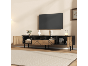 Meuble tv coloris bicolore 180 cm