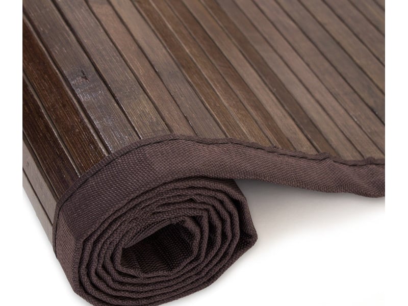  Tapis en bambou brun foncé 60 x 240 cm tap06098  - Conforama C