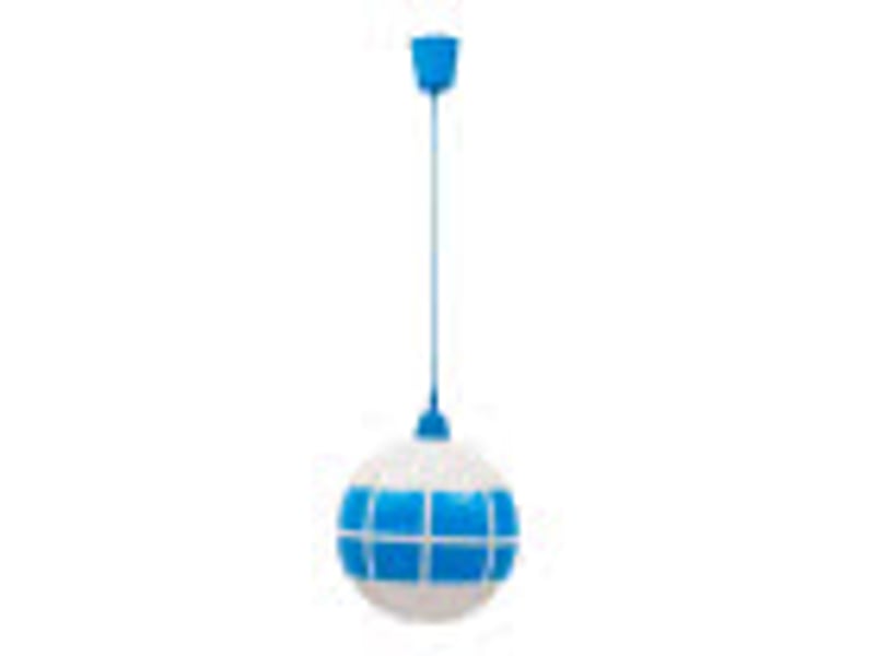  Suspension enfant fabrilamp trapecio lilas 1xe27 hauteur réglable 50-95 cm ø30 cm 063093019 - Conforama B