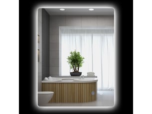 Miroir mural rectangulaire led pour salle de bain