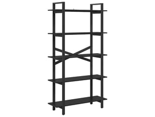 Étagère 5 niveaux, étagère de rangement 100 x 33,5 x 178 cm bois d'ingénierie shl7613