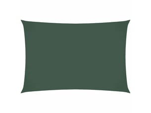 Voile de parasol - voile d'ombrage tissu oxford rectangulaire 2,5x4,5m vert foncé