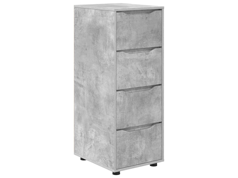  Armoire de rangement, commode de rangement 40 x 48 x 105 cm bois d'ingénierie shl4435  - Conforama A