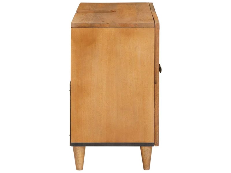  Cabinet de salle de bain, armoire salle de bain marron clair 62 x 33 x 58 cm cf65385  - Conforama D