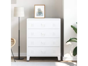 Commode 1 tiroir(s)    <strong></strong> <strong></strong> coloris blanc largeur 78 cm