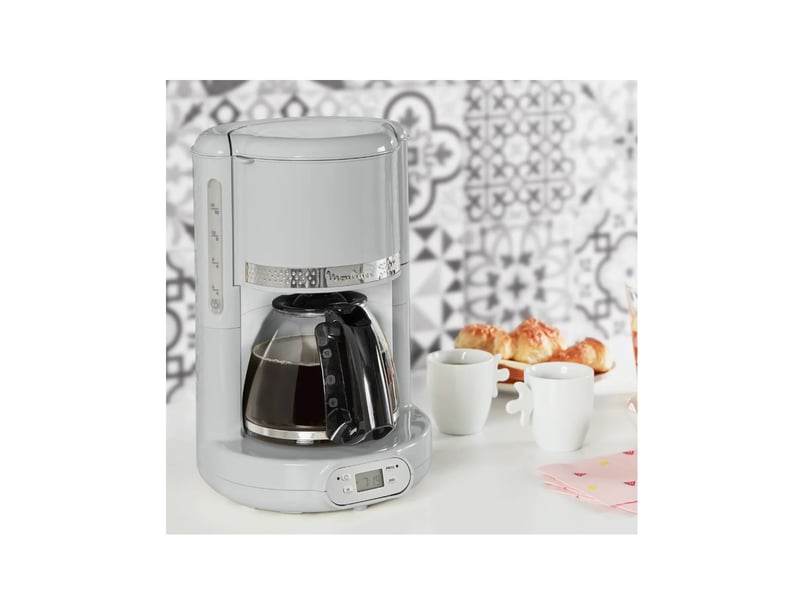 Cafetière filtre programmable Moulinex FG380E10 - Gris