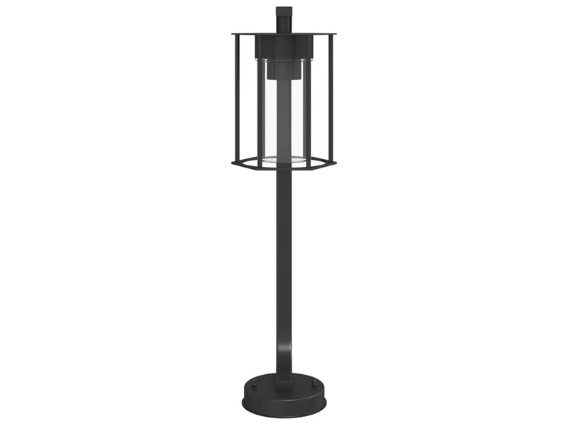  Lampadaires d'extérieur 3 pcs 60 cm acier inoxydable noir 02_0042552  - Conforama D
