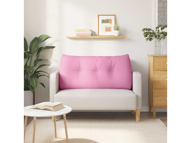  Coussin de dos, coussin de dossier rose 120 x 24 x 50 cm tissu cf54965  - Conforama D