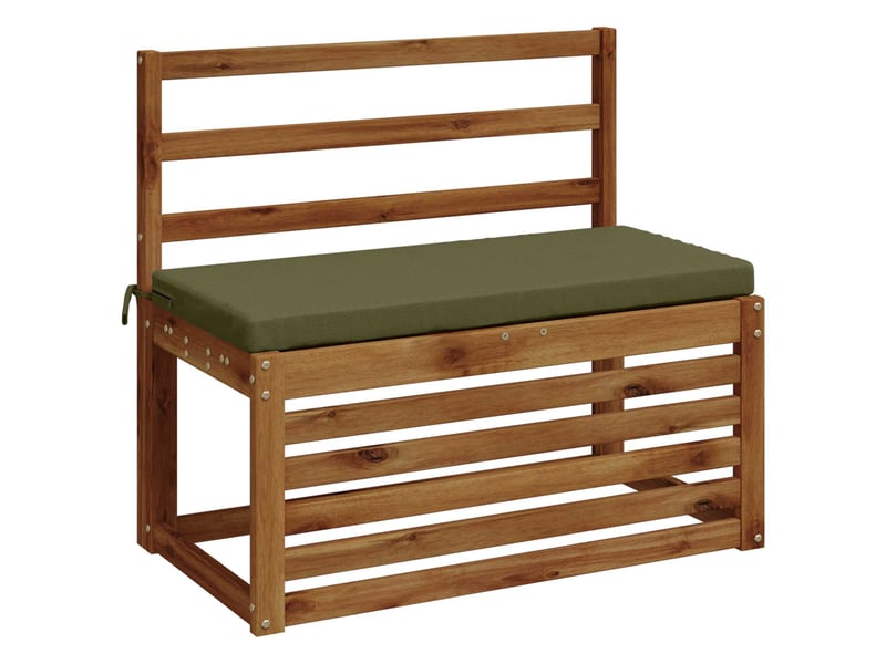  Coussin de banc, coussin d'assise, coussin de canapé soest 100 % polyester vert olive 80 x 40 x 5 cm cf53738  - Conforama C