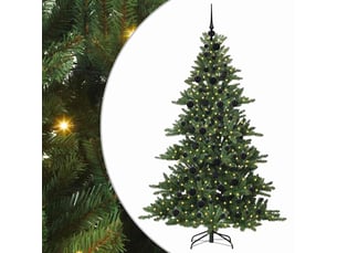 Sapin de noël artificiel, arbre de noël à branches articulées vert 180 cm shl4769