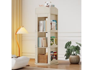 Bibliotheque coloris  naturel 3 étagère(s) <strong>MERAX</strong> <strong>bibliothèque naturel</strong> - 63 cm x 142 cm