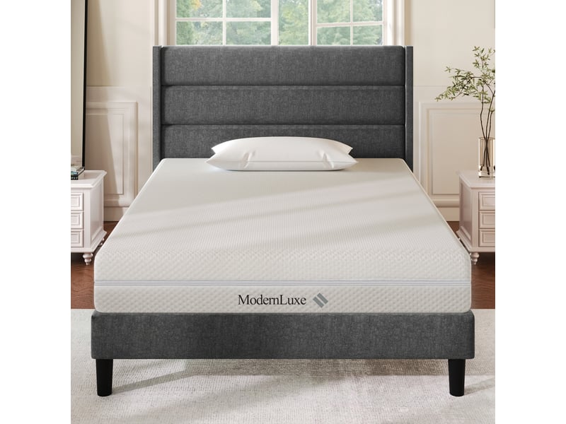 Matelas en mousse froide 90x190 cm,fermeté h2h3 réversible,7 zones de confort,housse déhoussable lavable,20 cm,blanc - Conforama D