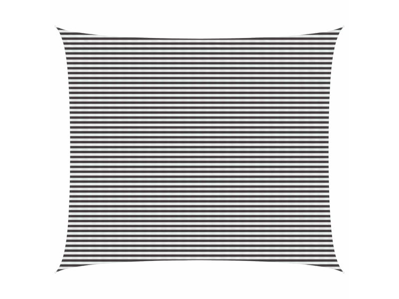 Voile d'ombre - voile d'ombrage - voile parasol 6 x 8 m hdpe rectangulaire anthracite et blanc - Conforama B