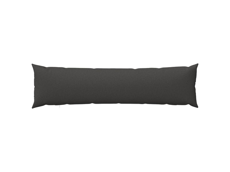Lot de 2 housses de coussin heerlen gris foncé 40 x 145 cm tissu cf49109 - Conforama A