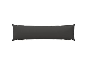 Lot de 2 housses de coussin heerlen gris foncé 40 x 145 cm tissu cf49109