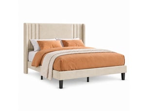Lit 2 places 140x200 cm <strong>YYXLDYNB</strong>  <strong></strong> coloris beige