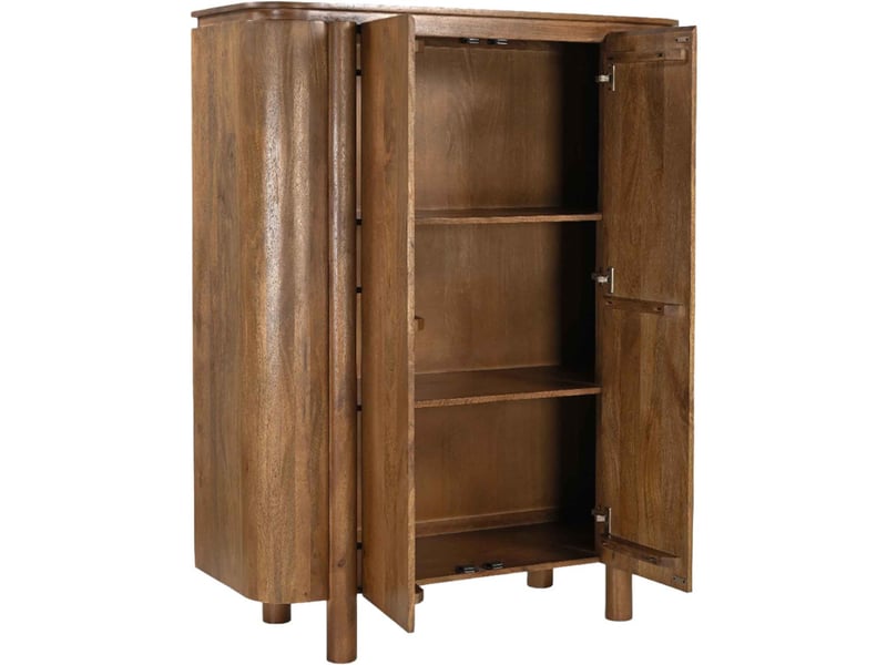  Borgo-vaisselier 115 cm en bois massif  - Conforama E