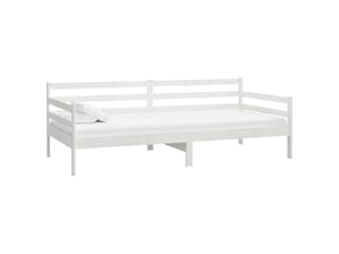 Lit simple 90x200 cm    coloris blanc