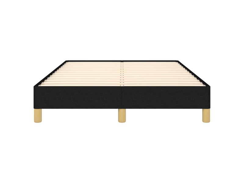  Lit double- lit adulte -  cadre de lit sans matelas noir 120x190 cm tissu  - Conforama D