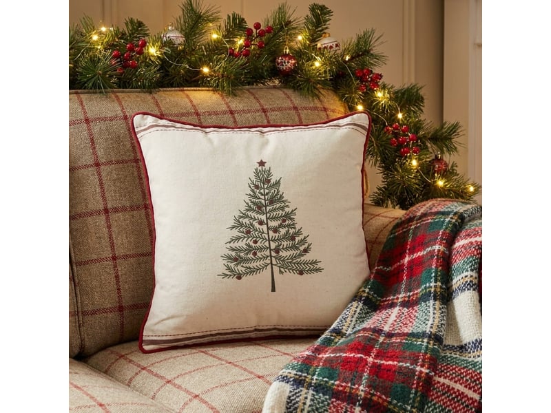  Coussin décoratif déhoussable en tissu 45x45 theodor  - Conforama B