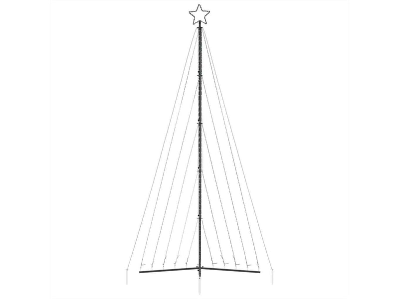  Sapin de noël, arbre de noël à led 570 led blanc froid 399 cm  - Conforama E