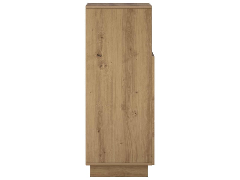  Armoire de salle de bain, meuble de rangement chêne artisanal 36.5x38x95 cm  - Conforama E