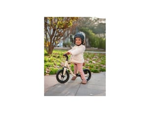 Draisienne metal happy voyager 2 a 5 ans 2,3 kg beige et brun