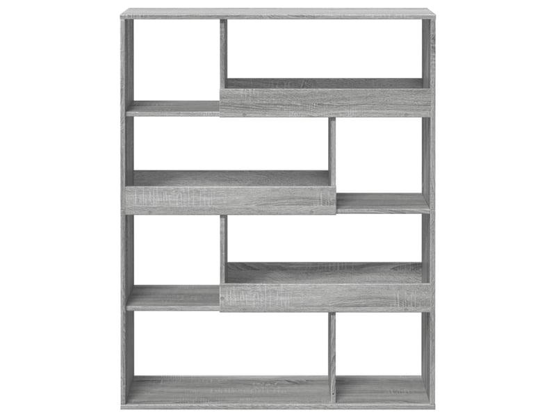  Cloison bibliothèque, meuble de rangement sonoma gris bois d'ingénierie shl7214  - Conforama D