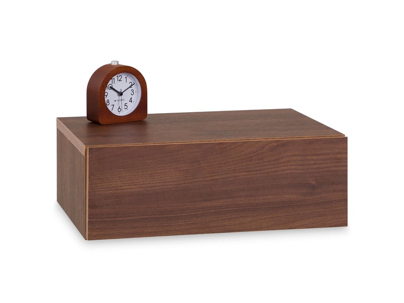 Chevet suspendu oceane, en bois couleur noyer  - Conforama A