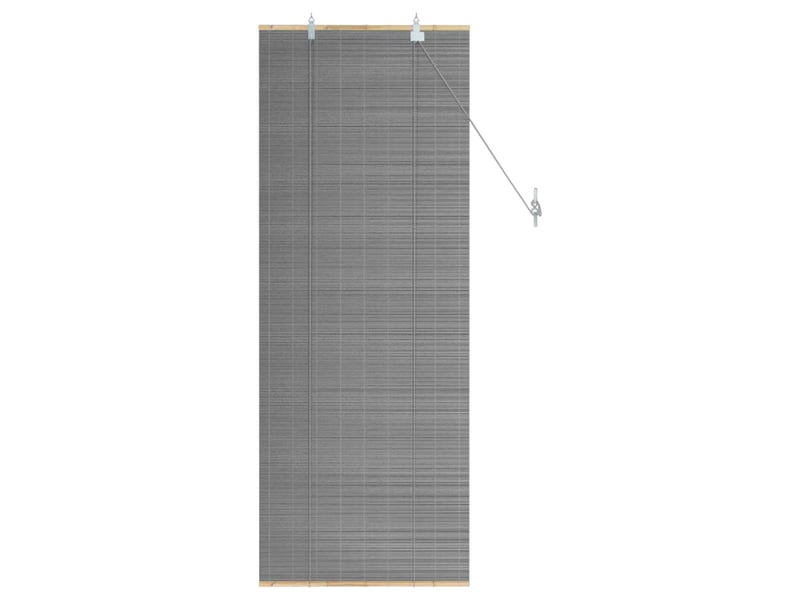 Store enrouleur, store à rouleau gris 60 x 160 cm bambou cf45256 - Conforama C