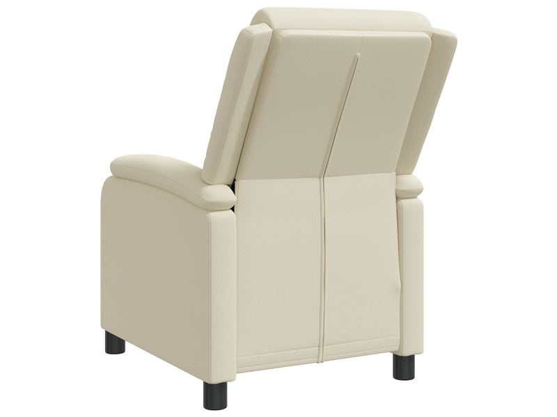 Vidaxl fauteuil inclinable crème simili cuir - Conforama E