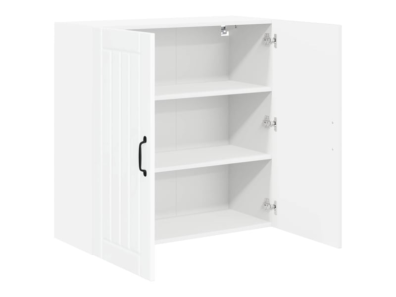  Meuble mural de cuisine, armoire de cuisine blanc brillant 80x31x80cm shl1049  - Conforama E