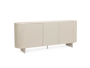 Buffet 3 porte(s)  0 tiroir(s) <strong>JLC KREATION</strong> <strong></strong> - 200 cm coloris beige 