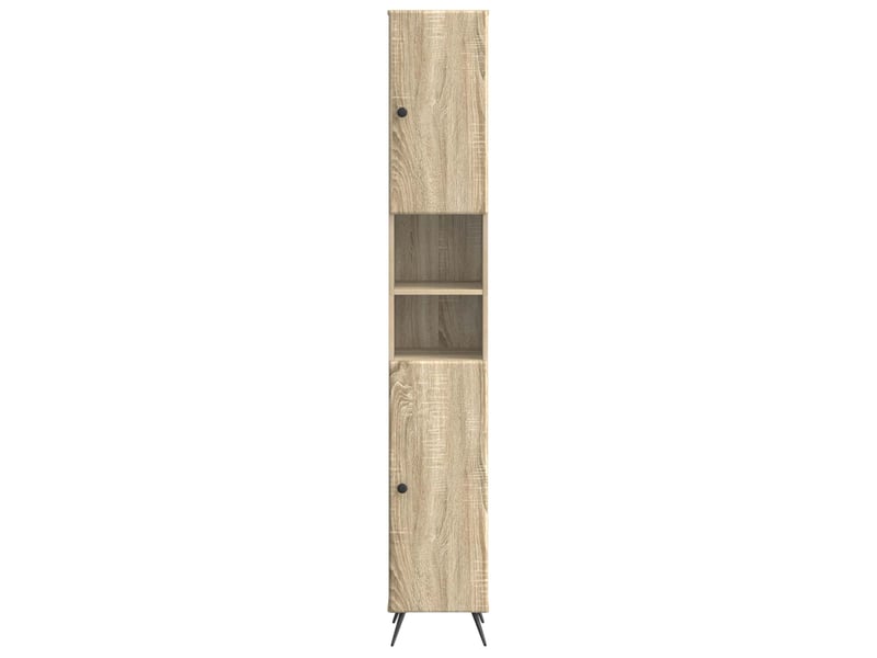 Colonne de salle de bain avec étagère ouverte breda shl7055 - Conforama D