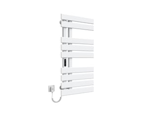 Sèche-serviettes électrique intelligent emke 1000 x 500 mm 320w, radiateur salle de bain connecté wifi, blanc