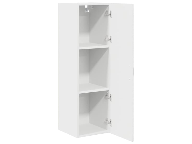 Meuble mural de cuisine, armoire de cuisine blanc 30x31x100cm bois d'ingénierie shl4801 - Conforama E