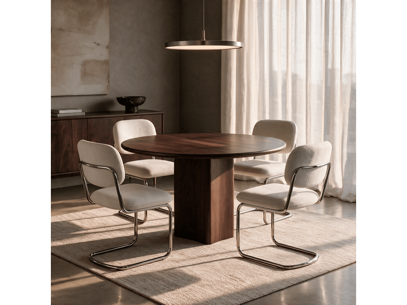  Lot de 2 chaises en velours texturé crème blake SC63VTCR - Conforama C