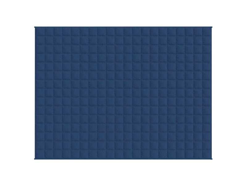  Couverture lestée adulte bleu 150x200 cm 7 kg tissu shl57846  - Conforama C