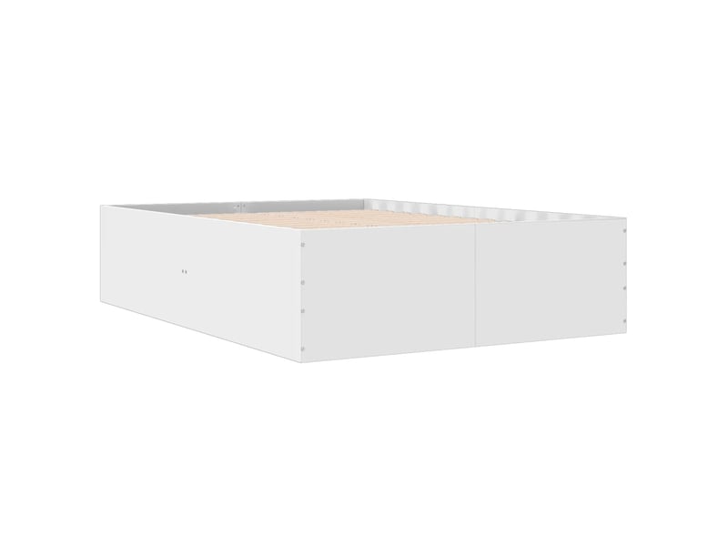  Lit double- lit adulte -  cadre de lit sans matelas blanc 120x200 cm  - Conforama B