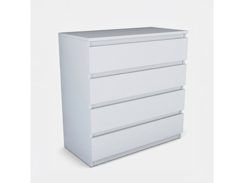  Cassettiera moderne 4 tiroirs gain de place soren  - Conforama A