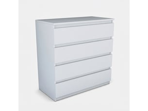Cassettiera moderne 4 tiroirs gain de place soren