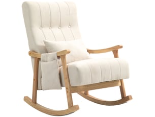 Fauteuil fixe MODENVIE Polyester beige vendu A l'unité